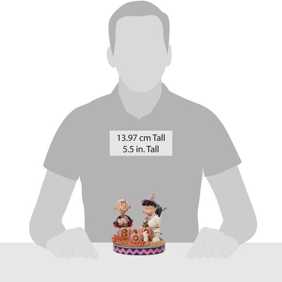 Enesco Peanuts by Jim Shore Peanuts The Gang Dressed for Halloween Figurine, 5.5 - Picture 4 of 8